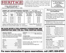 Advertising Rate Card